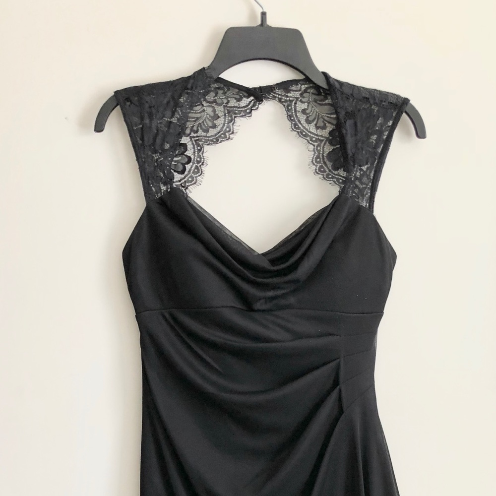 Scarlett Black Open Back Dress